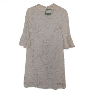 Kate Spade Cream Floral Lace Dress